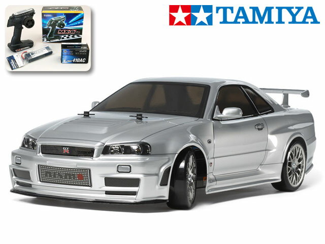 ！【TAMIYA/タミヤ】 58605 1/10 電動RC　ニスモ R34 GT-R Z-tune （TT-02Dシャー...