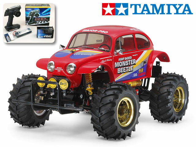 ！【TAMIYA/タミヤ】 58618 1/10 電動RC モンスタービートル（2015） サンワ：MX-6 コンピュータプロポ付フルセット （未組立） ≪ラジコン≫