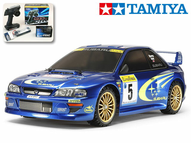 ！【TAMIYA/タミヤ】 58631 1/10 電動RC　スバル インプレッサ モンテカルロ '99（TT-02シャーシ）・サンワ：MX-6 コンピュータプロポ付フルセット+チャンプオリジナル：フルボールベアリングセット（未組立） ≪ラジコン≫