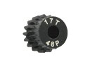 IP-4817B 【TOP LINE/トップライン】 7075 ハードコートピニオンギヤ ブラック 48ピッチ 17T