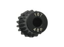 IP-4818B 【TOP LINE/トップライン】 7075 ハードコートピニオンギヤ ブラック 48ピッチ 18T