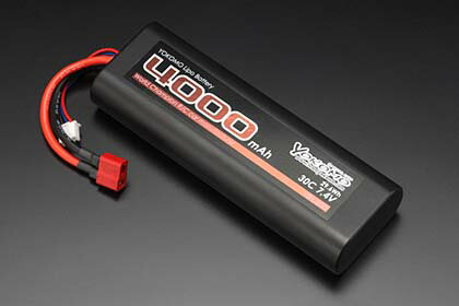 YB-L400CT 【YOKOMO/ヨコモ】 ヨコモ Li-po 4000mAh/7.4V ストレートパックバッテリー（T型コネクター仕様）