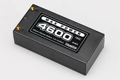 YB-V246BB 【YOKOMO/ヨコモ】 ヨコモ Li-po 4600mAh/7.4V ショートサイズ バッテリー（数量限定）