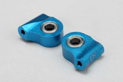 ドリフトパッケージ/D-MAXにお使いいただける、ロアキャスターブロックです。通常ステアリングブロックの保持に使われるC型のハブキャリアを廃し、ロアプレートのみとすることで、パーツ加工無しでステアリングの作動角を大きくとれるようになっていま...