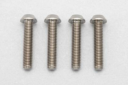 RP-041-15A 【YOKOMO/ヨコモ】 高精度切削 チタン製 ボタンヘッド ソケットスクリュー M3x15mm 4pcs