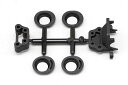 Z2-302CTG 【YOKOMO/ヨコモ】 SO1.0/2.0用 グラファイト成型 ギヤボックスキャップ・デフハイトアダプター・ショックタワースペーサー(3)