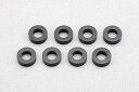 ZC-A3620BA 【YOKOMO/ヨコモ】 φ3.0xφ6.0x2.0mm アルミシム(ブラック) 8個入