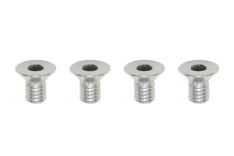 ZC-F36AA 【YOKOMO/ヨコモ】 アルミ製 M3x6mm フラットヘッド ソケット スクリュー(4本入)