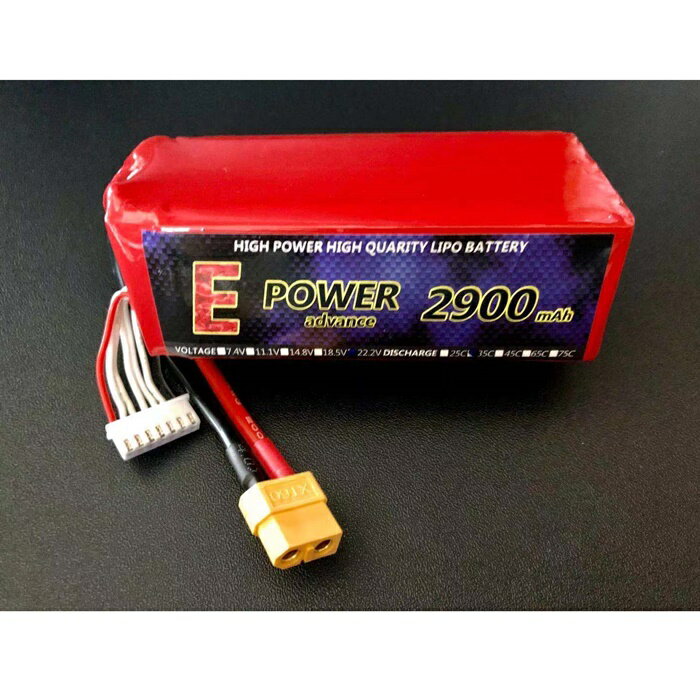 E POWER advance LIPO 2900mA6S35/70C　★新製品★