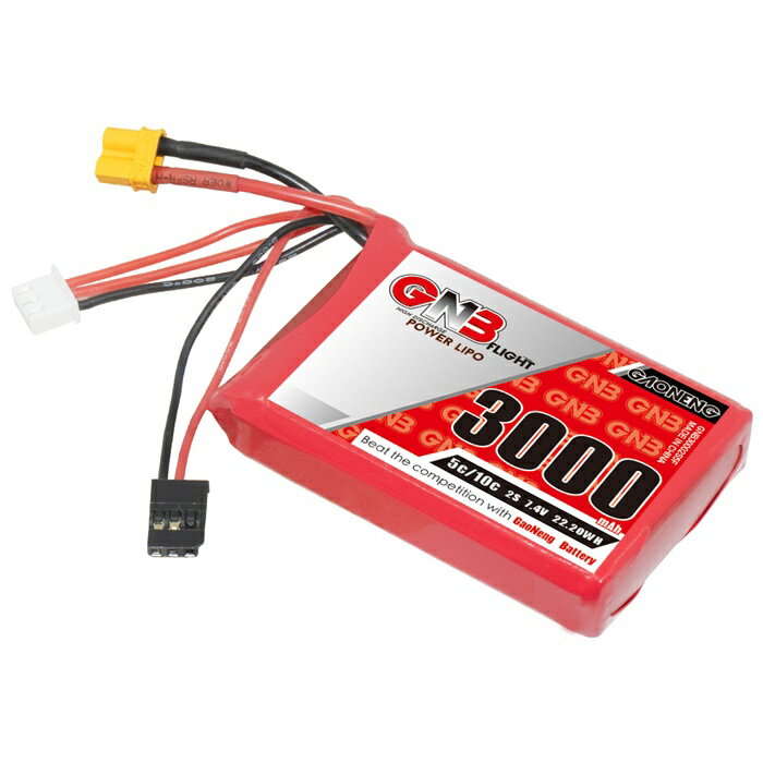 GNB7.4V3000mA FUTABA 16IZ用大容量 LIPO ★新製品★