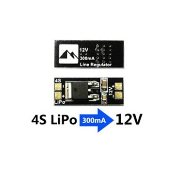 Matek 超小型軽量リニアレギュレーターDC13-18VからDC12V300mA LD012