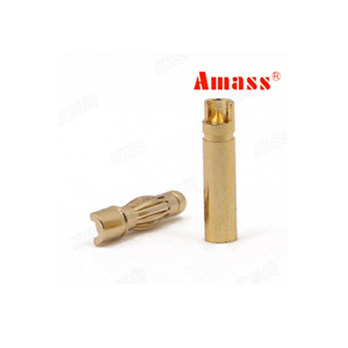 AMASS 2mmゴールドコネクター　ハーフカットショートタイプオスメスセット