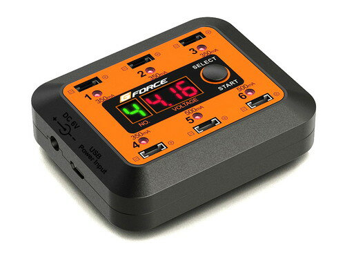 G-FORCE(W[tH[X)/G0137/6 in1 Lipo Charger(6{[d\)USB[d