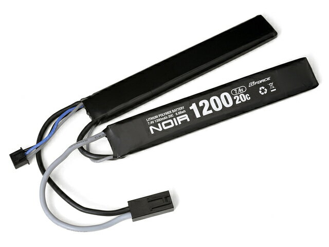 G-FORCE(ジーフォース)/GFG902/Noir LiPo 7.4V 1200mAh SOPMOD対応 サドルパック