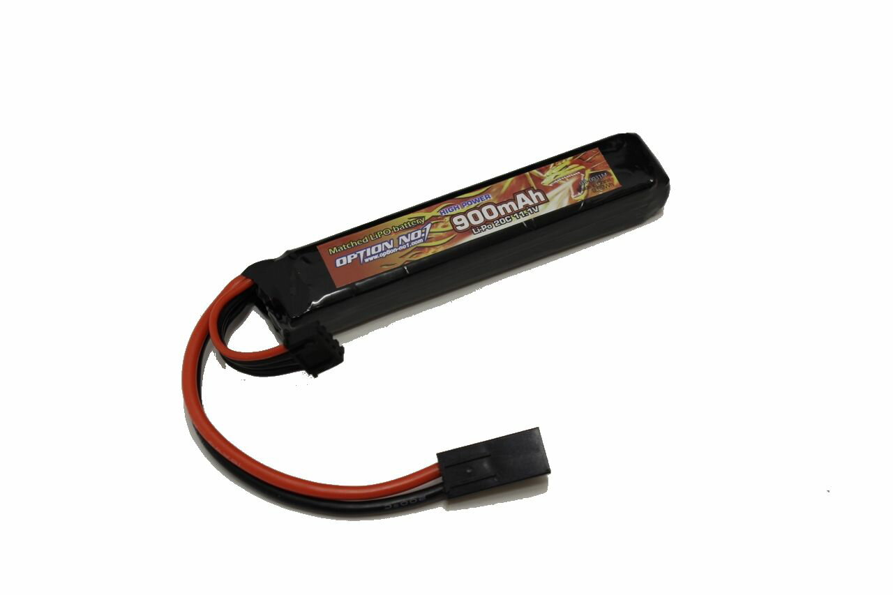 【ネコポス対応】OPTION No.1(オプションNo.1)/GB-0031M/マッチドリポバッテリー　HIGH POWER LIPO 900mAh 11.1V