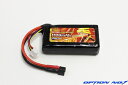 【あす楽】【ネコポス対応】OPTION No.1(オプションNo.1)/GB-0033/BIG POWER LiPo11.1V1100mAh/T型ミニコネクター付 （TOP M16適合サイズ）