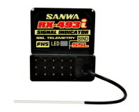 【基本送料無料】サンワ(SANWA)/107A41374A/RX-493i インジケーター機能対応FH5方式4chレシーバー