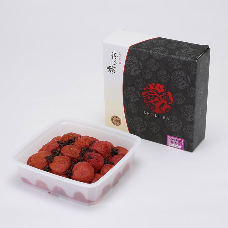 【基本送料無料】勝喜梅/T40082/金の紫蘇仕立て 【茜】(あかね) 900g 梅干し 3Lサイズ 塩分:約11% 味チャート:やや辛口 【RC製品と同梱可能】