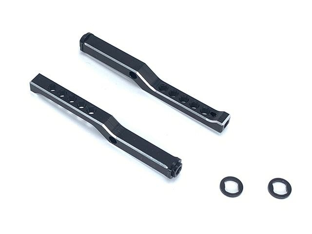 【ネコポス対応】スクエア(SQUARE)/SRD-7BK/リヤボディマウントステー(ブラック) RDX/ドリフト汎用