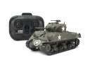 【基本送料無料】タミヤ(TAMIYA)/48217/1/35RC アメリカ M4A3シャーマン戦車 (専用プロポ付き)(未組立)