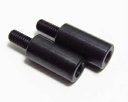 【ネコポス対応】TOP LINE(トップライン)/TP-2106/C足延長カラー ブラックコート 6mm/2個入
