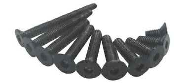 【ネコポス対応】TOP LINE(トップライン)/TSD-06BK/M3六角皿ビス 6mm ブラック 10本入