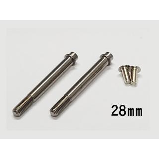 【ネコポス対応】【基本送料無料】ワールドプロ/WP-0055/PROGRESS ダンパーシャフト 28mm 2本入