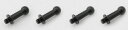【ネコポス対応】ワールドプロ/WP-0122__WP-0124/ジュラルミンφ4.8ピロボール (4個) L=10mm×N=3mm