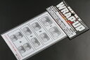 【ネコポス対応】WRAP-UP/REAL 3D ヘッドライトデカールセット角目TYPE-B マスキングシート付