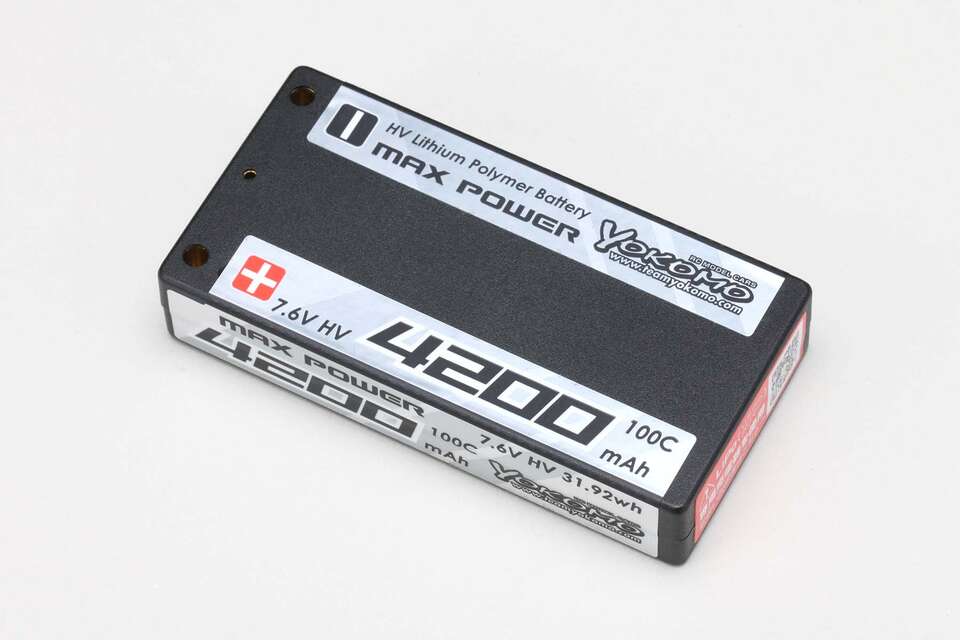 【ネコポス対応】【基本送料無料】YOKOMO(ヨコモ)/YB-V242HB/ヨコモHV Li-po バッテリー 4200mAh/7.6V 100C