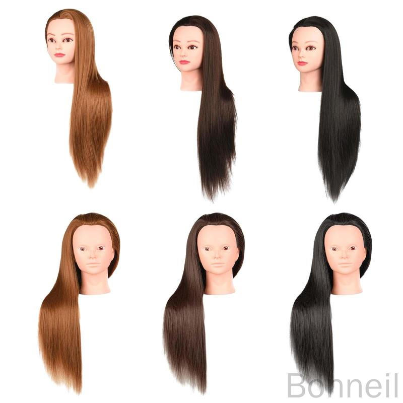 説明:【多目的】: カット、編み込み、ヘアスタイリング、洗浄、コンディショニング用の多目的理髪トレーニングヘッド (ただし、髪の染色、脱色にはお勧めしません)【素材】：ヘアバーバープラクティスヘッドは高温耐性ファイバーヘアとPVC素材で作られており、編みマネキンヘッドの髪は使用前に温水とシャンプーで洗うことができ、使用後にコンディショナーを使用して耐用年数を延ばすことができます。【特徴】: マネキンマネキントレーニング練習人形ヘッドは洗濯可能、無臭、滑らかで脱落しません。【サイズ】：頭囲：約54cm/21.26インチ、高さ：約25cm/9.84インチ、髪の長さ: 約 60 センチメートル/23.62 インチ【お手入れが簡単】：ヘアスタイリングトレーニングヘッドはお手入れと保管が簡単で、サロン理髪師、美容師、美容学校の学生がヘアスタイルを練習するのに最適な人形ヘッドギフトです。仕様:材質：高温繊維PVCサイズチャート:頭囲: 約54cm/21.26インチ高さ: 約25センチメートル/9.84インチ髪の長さ: 約 60 センチメートル/23.62 インチパッケージに含まれるもの:トレーニングヘッド 1 個注意:手動測定やモニターの違いにより、若干の誤差が生じる場合がありますのでご了承ください。※本製品は、電波法令で定められている技術基準に適合していることを証明する技適マークが貼付されていない無線機器であり、日本国内で使用する場合は、電波法違反になる恐れがございます.ご使用の際には、十分ご注意下さいますようお願いいたします. 指定された配送時間は承っておりません。【Bonneil】