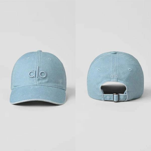 ★Alo Yoga ★ ウォッシュドオフデューティキャップ キャップ 帽子 デニム 海外セレブ愛用 Washed Off-Duty Cap かわいい おしゃれ BTS JIN グローバルアンバサダー就任 ヴィンテージ ブ