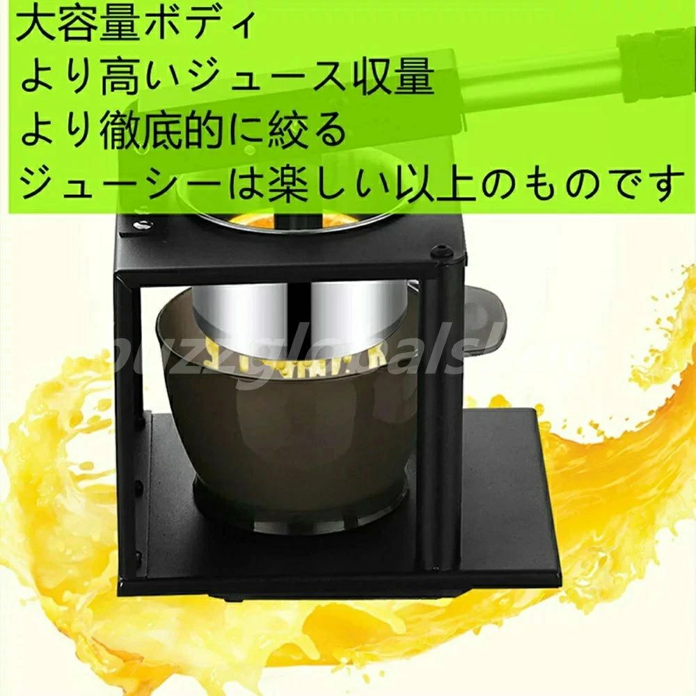 RCC51楽天市場店のハンドジューサー 果汁絞り器 ハンドレモンしぼり器 家庭用 業務用 ステンレスレモン絞りフルーツしぼり ジュース絞り器 DIY ミニレモンプレ手しぼり器 お手入れも簡単｜アングル3