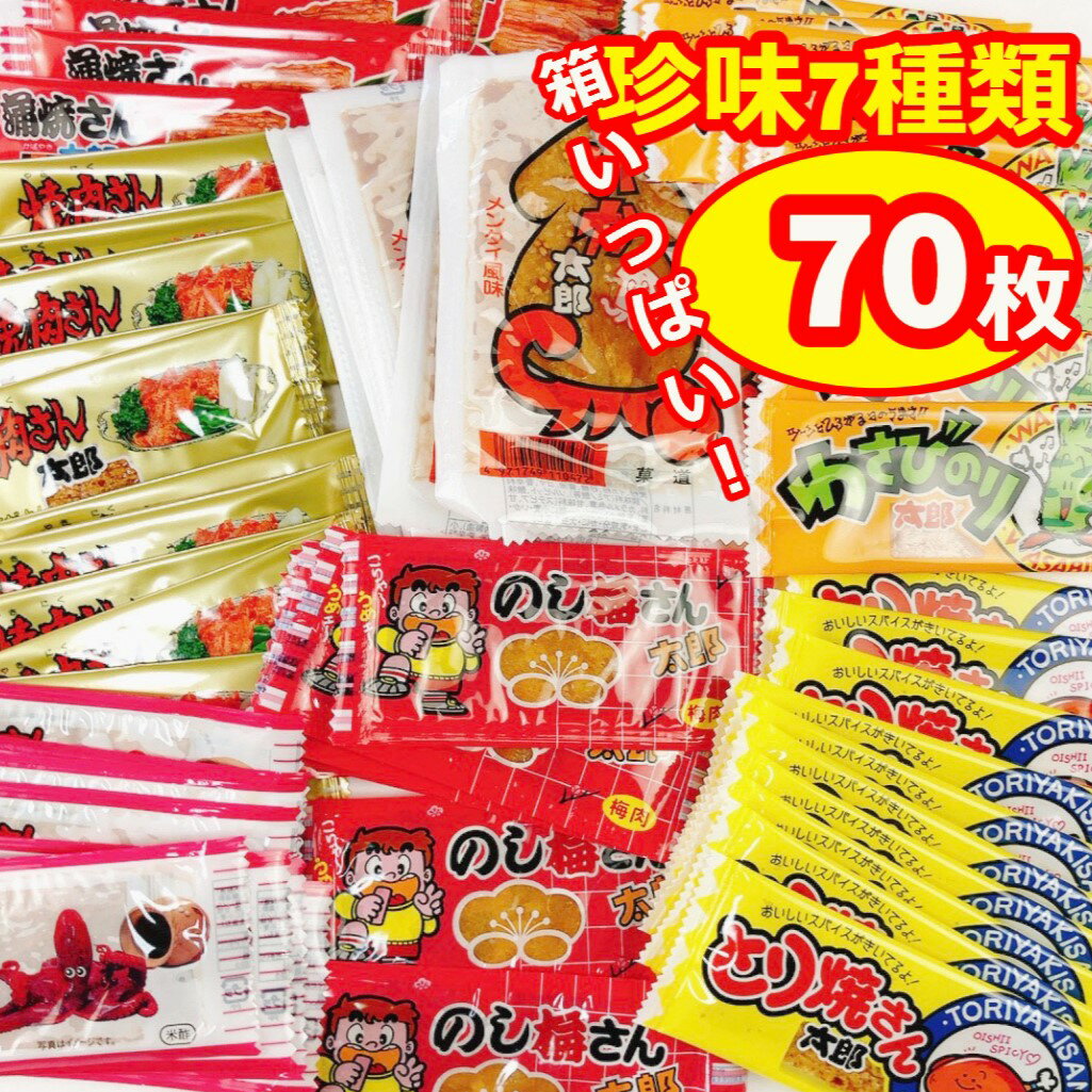 菓道 珍味 駄菓子 お菓子 大量 70枚 詰め合わせ セット