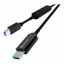 エーディテクノ 5Gbps 専用 光ファイバ USB ケーブル 20m AUN-2M1-020(代引不可)【送料無料】(2)