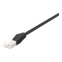 BUFFALO ツメ折れないCat6 LANケーブルやわらか 1m ブラック BL6TNY10BK(代引不可)(2)