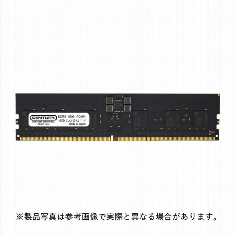 ꡼ޥ SV PC5-41600 DDR5-5200 288p RDIMM 1.1v 16GB x8_1R CB16G-D5...