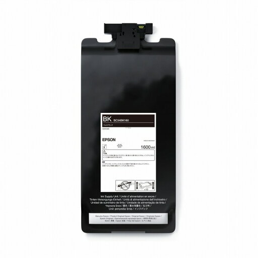 エプソン SureColor用 インクパック/1600ml(フォトブラック) SC34BK160(代引不可)【送料無料】 エプソン SureColor用 インクパック/1600ml(フォトブラック) SC34BK160(代引不可)【送料無料】