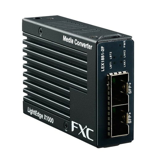 FXC 10G SFP+ to 10G SFP+ マイクロメディアコンバータ LEX1881-2F(代引不可)【送料無料】