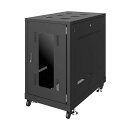 サンワサプライ (別途送料)19インチサーバーラック(18U)W600xD1000xH1020mm ブラック CP-SVN1810BKN(代引不可)【送料無料】