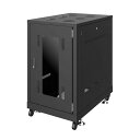 サンワサプライ (別途送料)19インチサーバーラック(18U)W600xD900xH1020mm ブラック CP-SVN1890BKN(代引不可)【送料無料】(3)