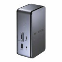 サンワサプライ USB Type-Cドッキングステーション(HDMIx2画面出力対応) USB-CVDK12(代引不可)(2)