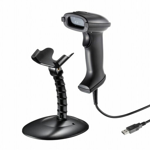 サンワサプライ 1次元CCDバーコードリーダー(スタンド付き) BCR-1D9BK(代引不可)【送料無料】 サンワサプライ 1次元CCDバーコードリーダー(スタンド付き) BCR-1D9BK(代引不可)【送料無料】