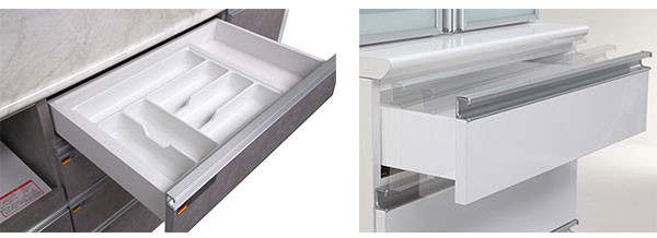 食器棚 レンジ台 キッチンボード 幅120cm 奥行48cm 高さ201.5cm カップボード ダイニングボード 120cm セラミック調 ブラウン ダストボックス収納 120cm幅 食器家電収納棚(代引不可)【送料無料】 [2]