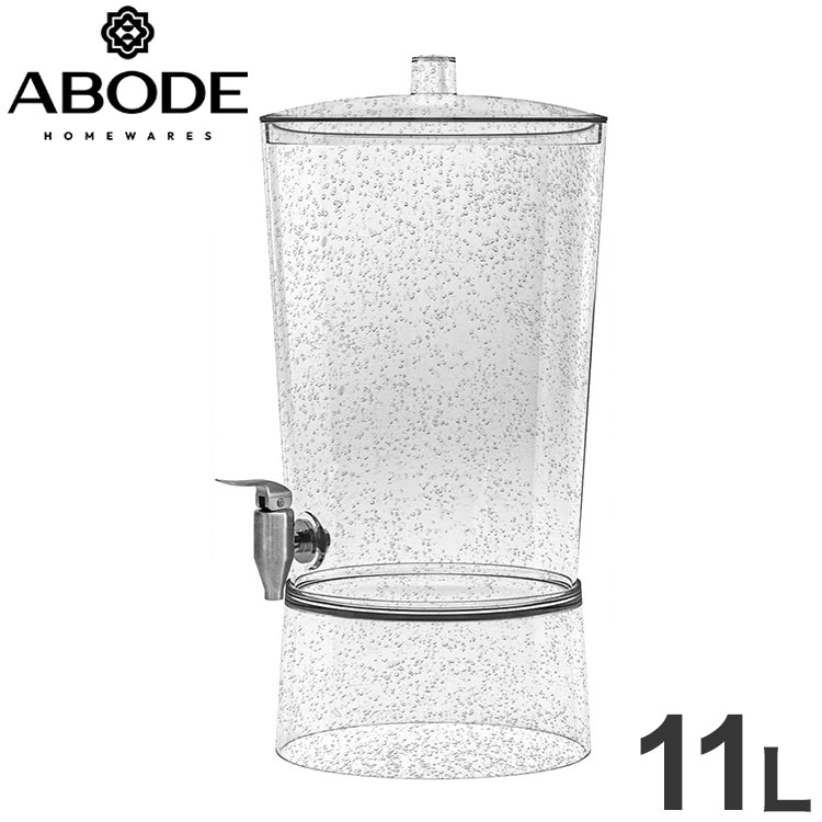 フィズ ドリンク ディスペンサー 11L DK23033980 ABODE Homeware MS樹脂 11090ml 0~80℃ 耐衝撃性 割れにくいグラス アウトドア(代引不可)【送料無料】