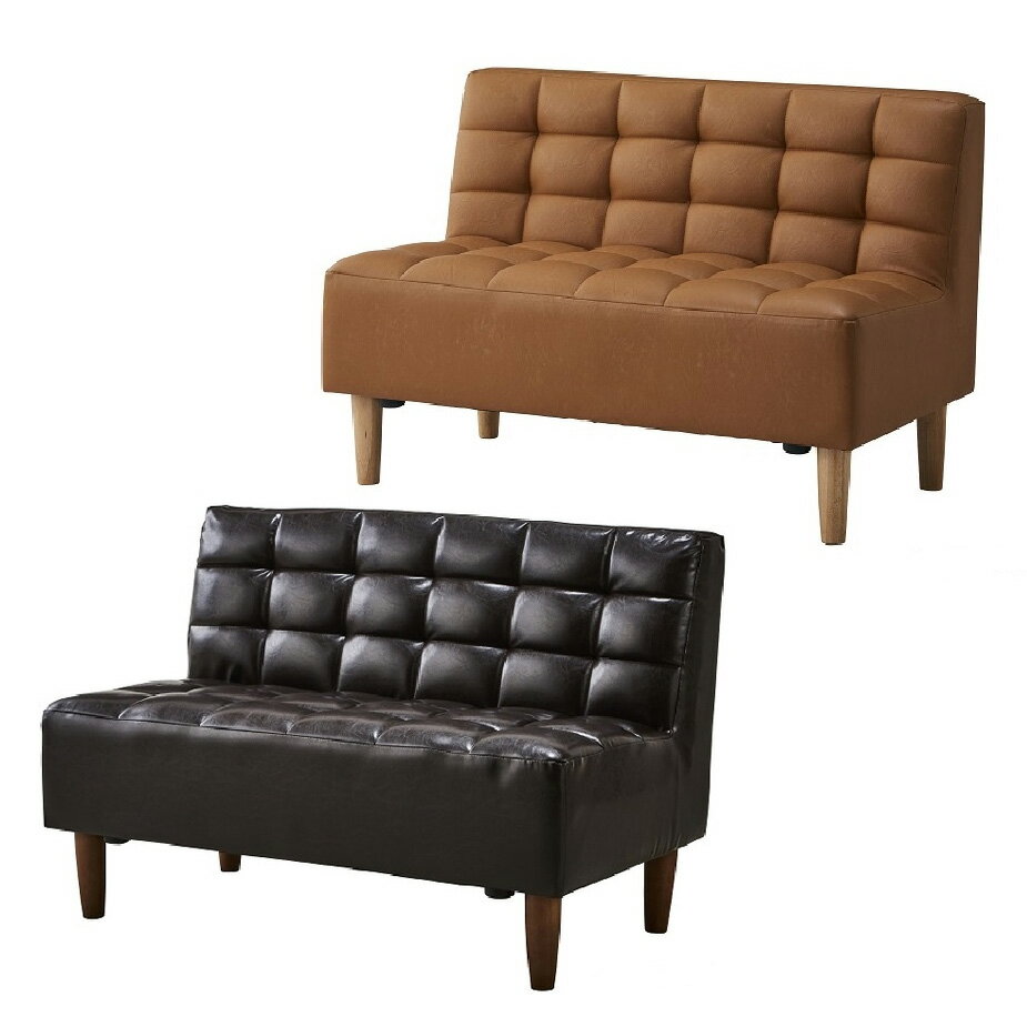 Bench Seat - ダイニングソファ 幅110 奥行64 高さ73 PVC ラバーウッド天然木 完成品 2人掛け 2P ソファ 北欧 おしゃれ ナチュラル(代引不可)【送料無料】