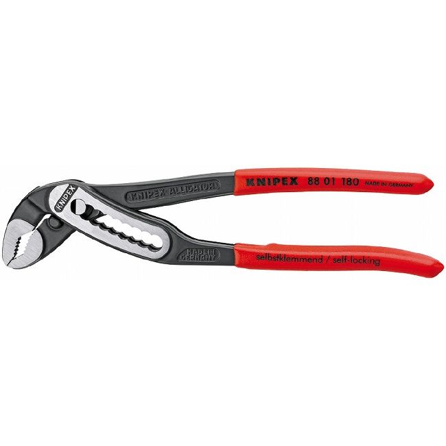 KNIPEX(クニペックス) 8801-180 アリゲーター ウォーターポンププライヤー (SB)(代引不可)【送料無料】