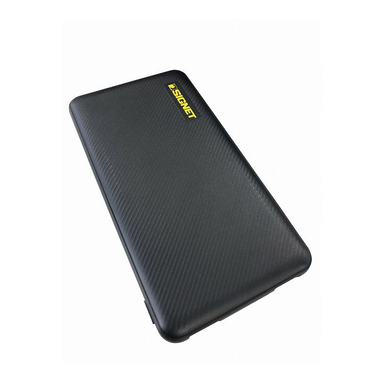 SIGNET シグネット USB充電式モバイルバッテリー 大容量10000mAh スマートフォンを約4回充電可能(充電ACアダプタ別売り) 63185(代引不可)【送料無料】