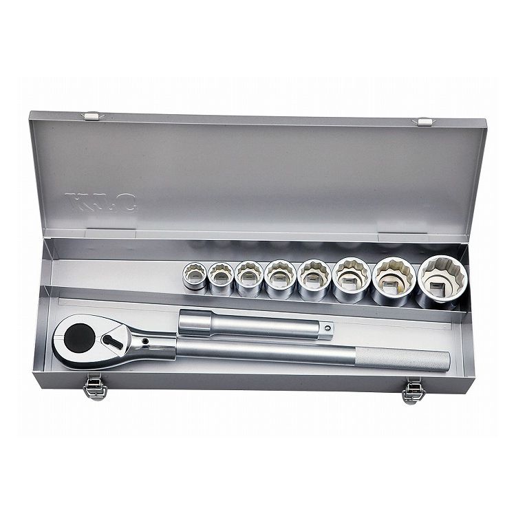 KTC 京都機械工具 19.0SQ 10点組 ソケットレンチセット TB610B(代引不可)【送料無料】
