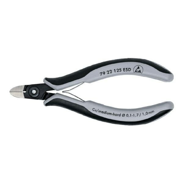 KNIPEX(クニペックス) 7922-125ESD エレクトロニクスニッパー【送料無料】(代引不可)